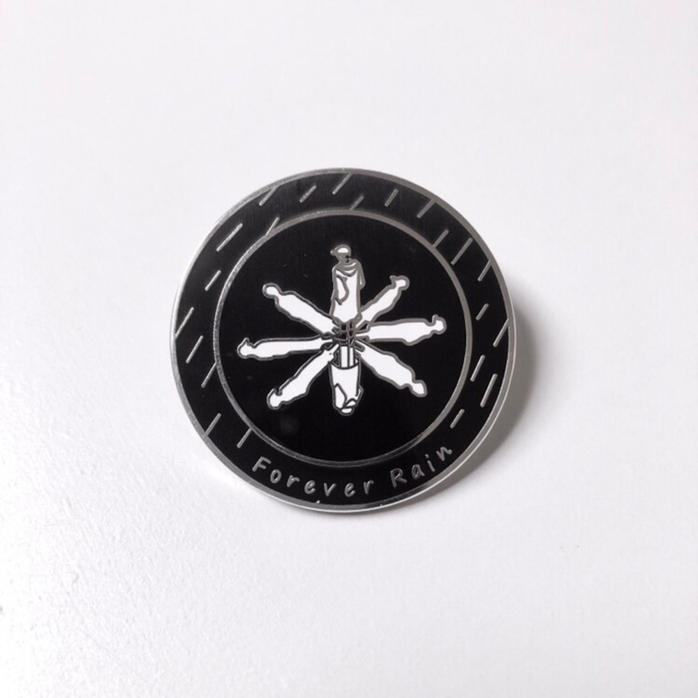 ❌ SOLD OUT BTS RM Forever Rain Hard Enamel Pin